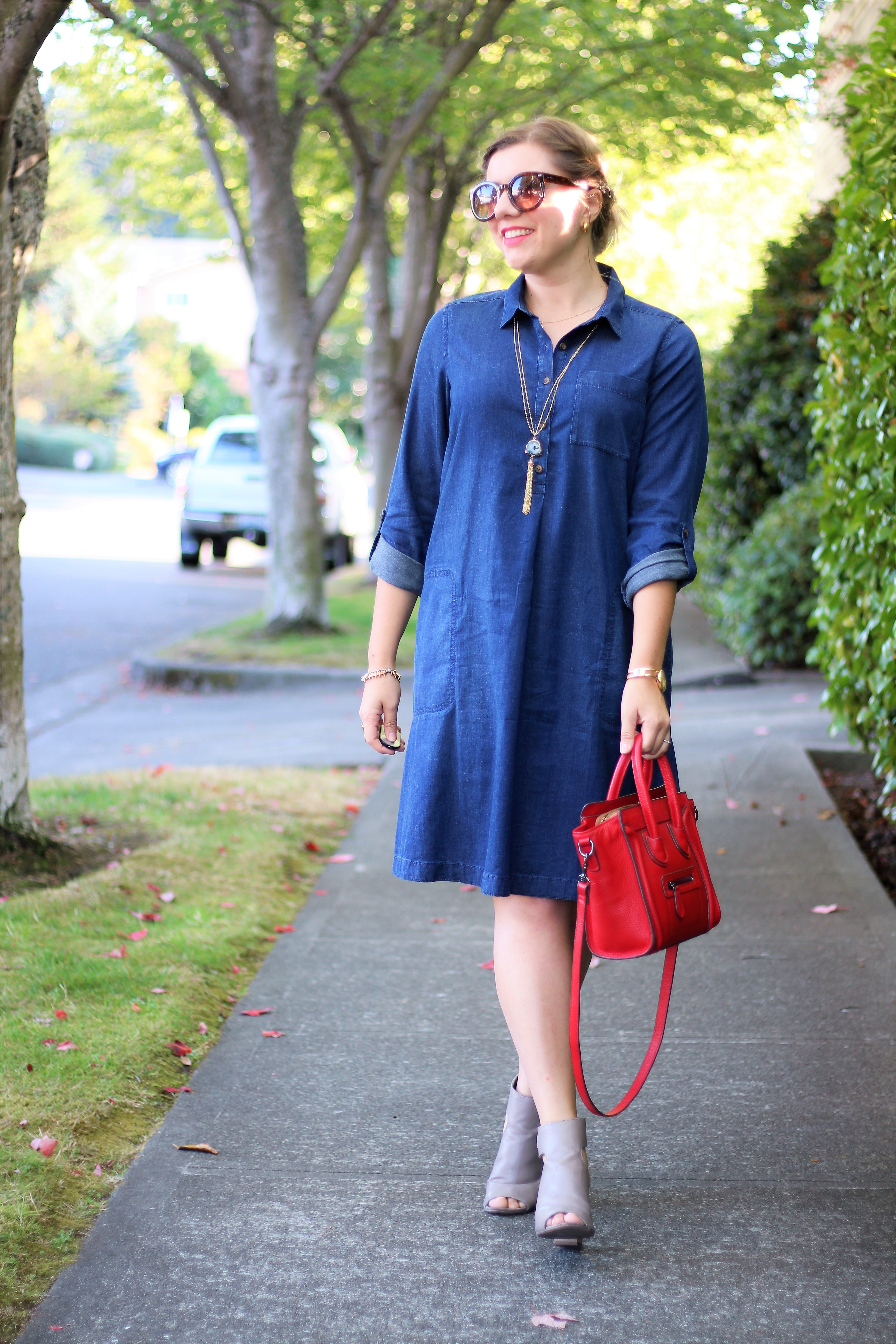 Today's Everyday Fashion: The Chambray Dress — J's Everyday Fashion