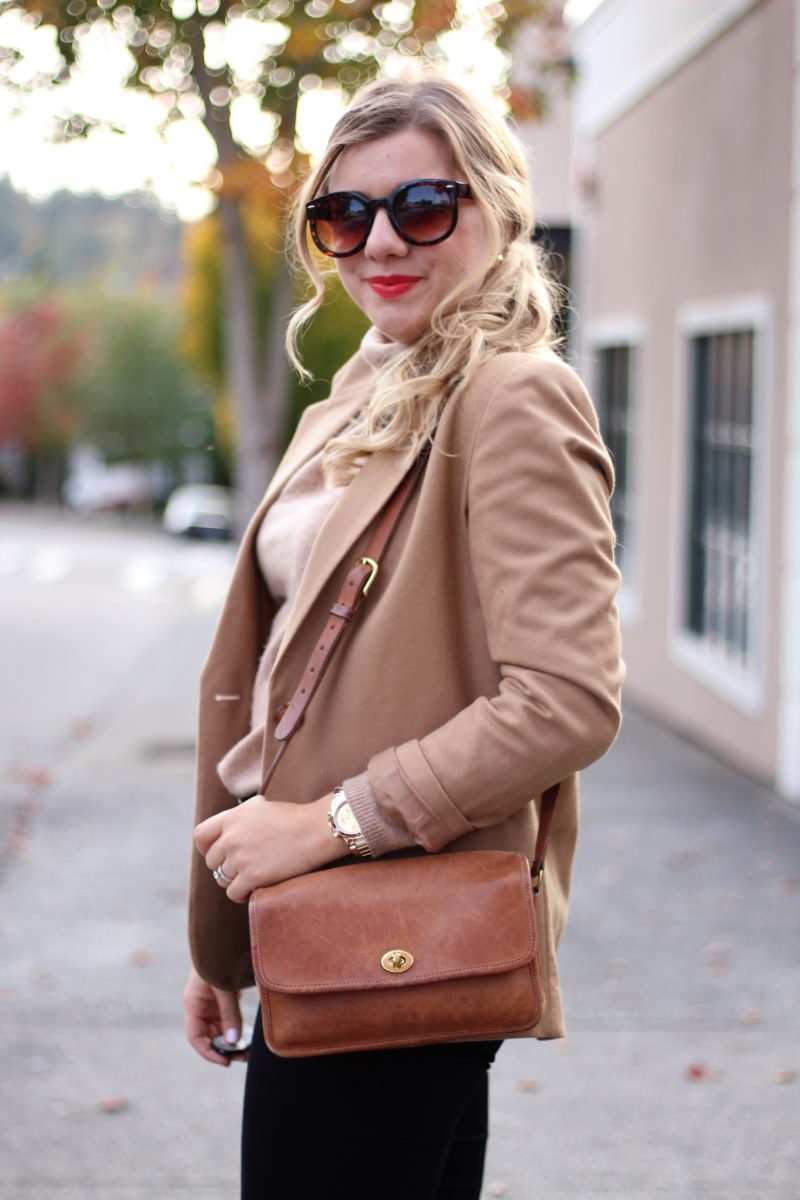 Yes, You Need A Camel Colored Blazer - Northwest Blonde