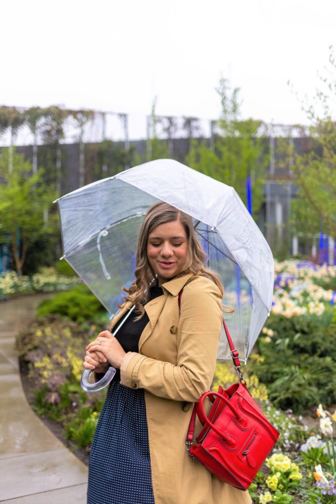 are hunter boots worth the money - hunter boots for spring - cute rainy day outfit - hunter boots and dress - hunter boots worth the hype - Northwest Blonde - Seattle style blog 