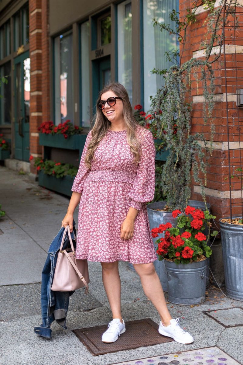 Wearing Sneakers with Dresses - Northwest Blonde