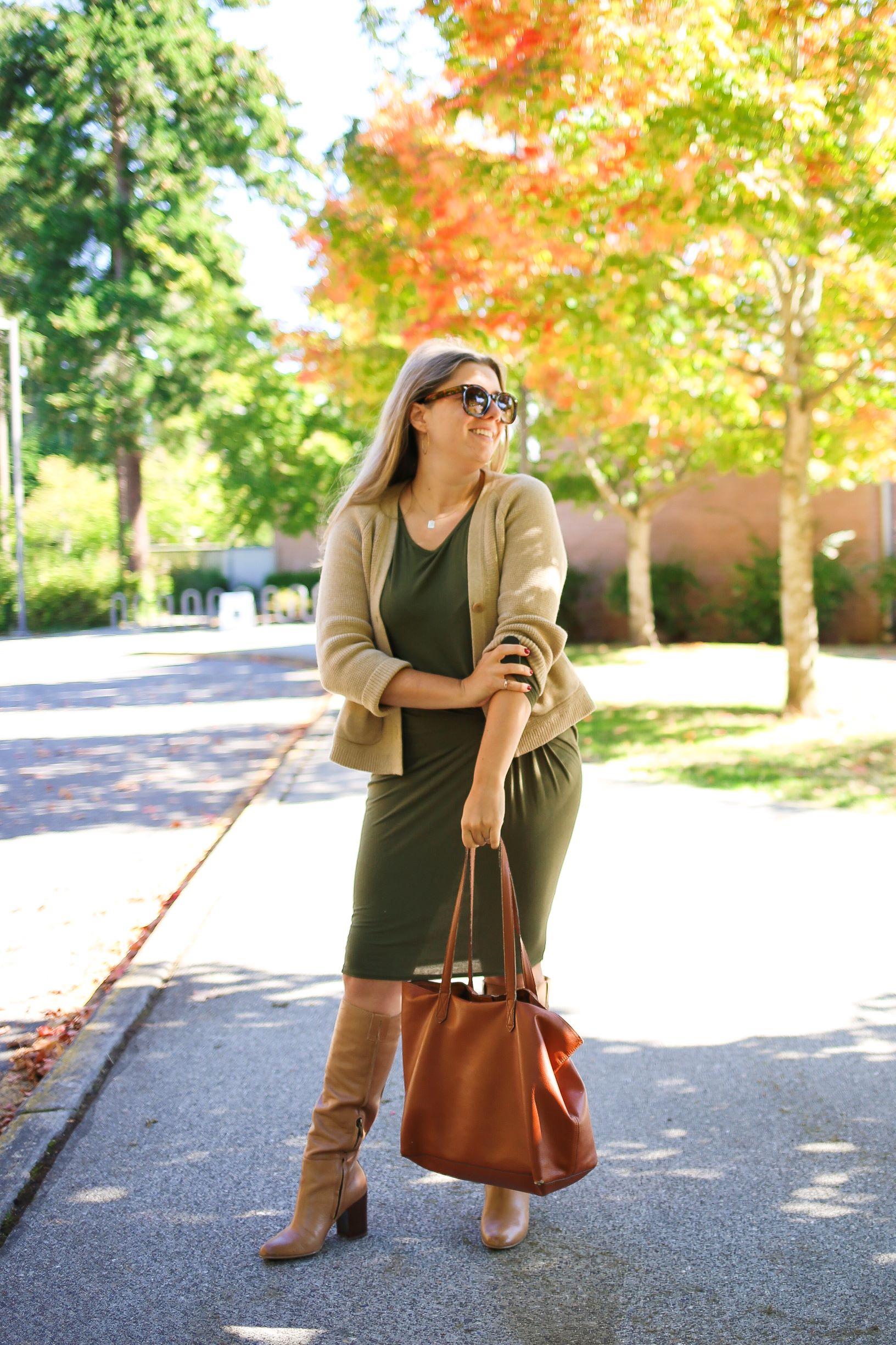 An Easy Dressed Up Fall Outfit 'Just Because' - Northwest Blonde